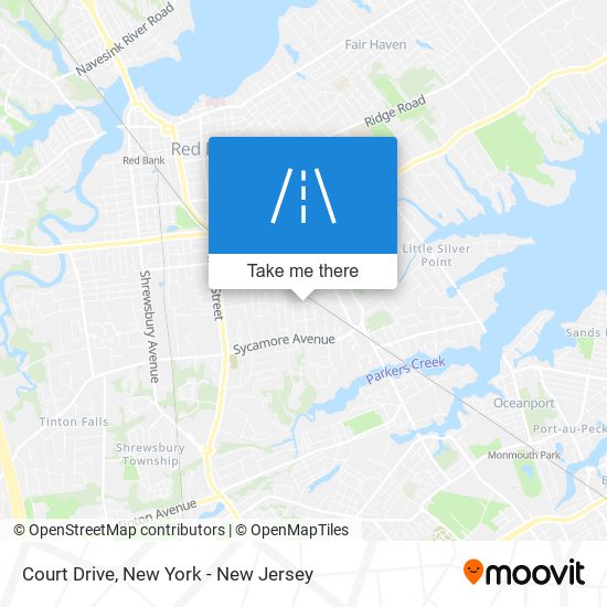 Court Drive map