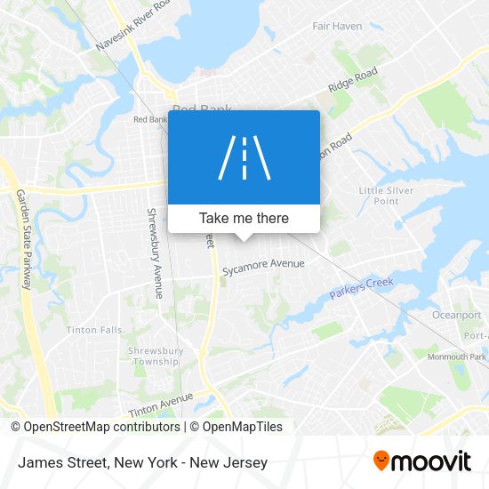 Mapa de James Street