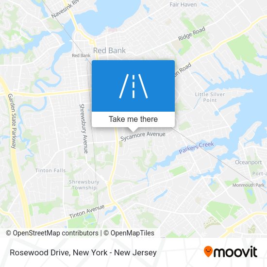 Mapa de Rosewood Drive