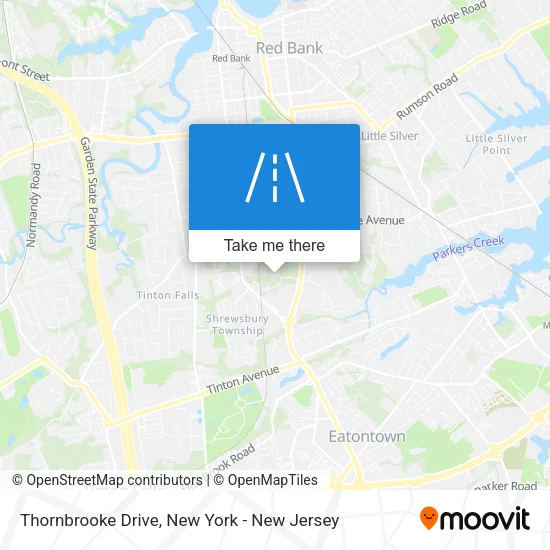 Mapa de Thornbrooke Drive