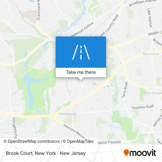 Brook Court map