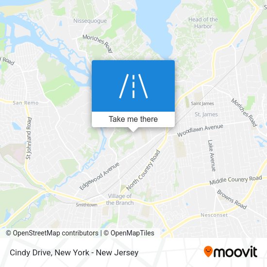 Cindy Drive map