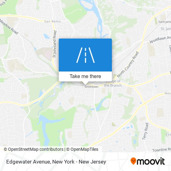 Mapa de Edgewater Avenue