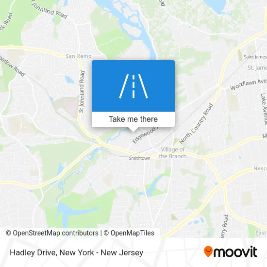 Hadley Drive map