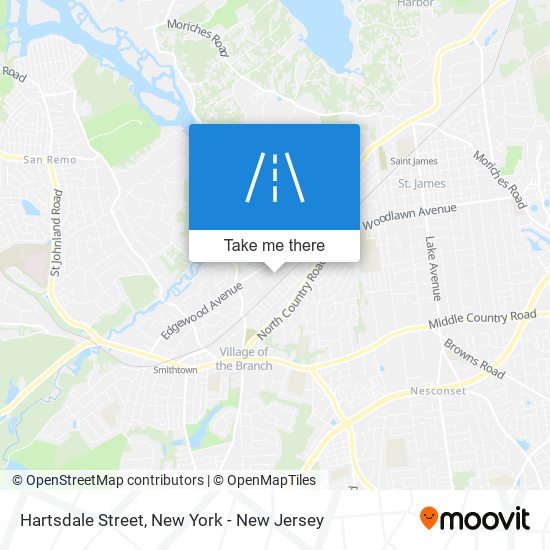 Hartsdale Street map