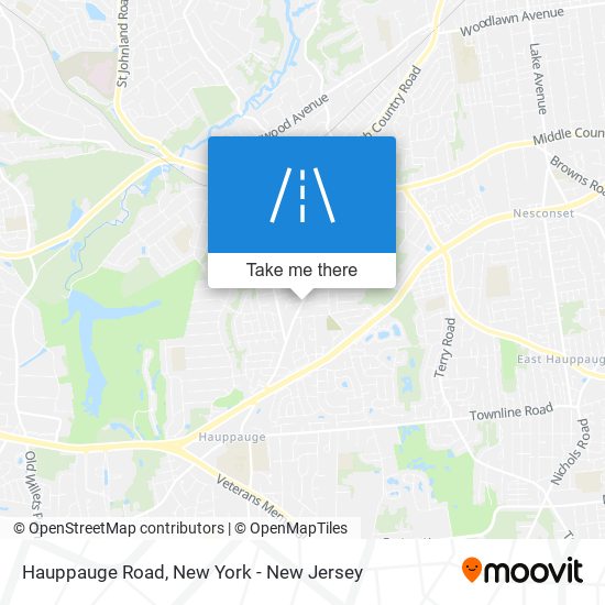 Mapa de Hauppauge Road