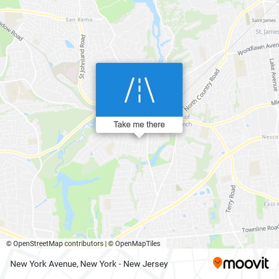 New York Avenue map