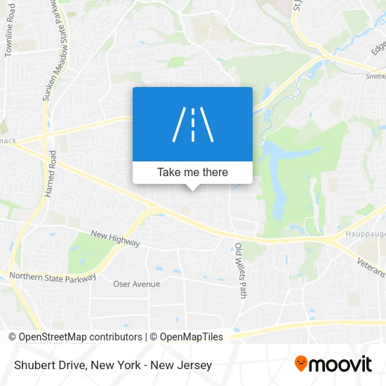 Mapa de Shubert Drive