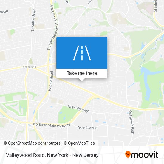 Mapa de Valleywood Road