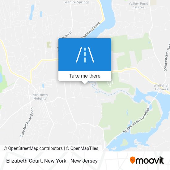 Mapa de Elizabeth Court