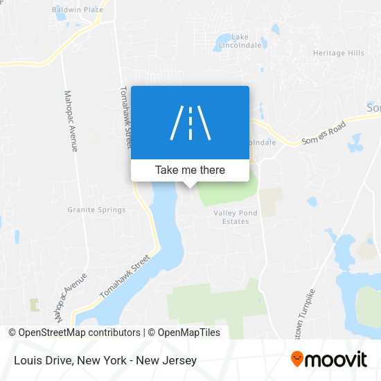 Louis Drive map