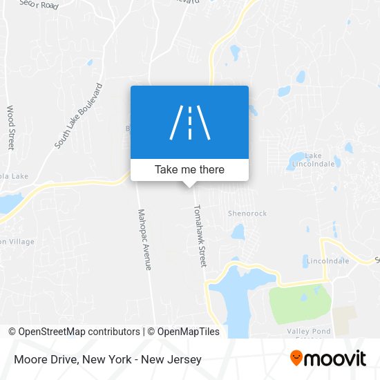 Moore Drive map