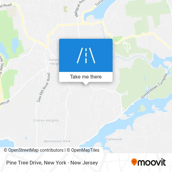 Pine Tree Drive map