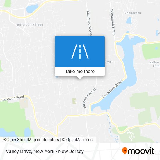 Mapa de Valley Drive