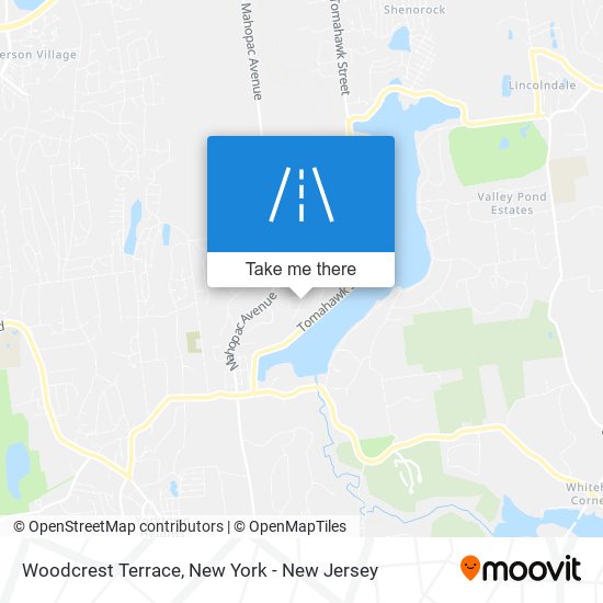 Mapa de Woodcrest Terrace