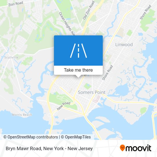 Mapa de Bryn Mawr Road