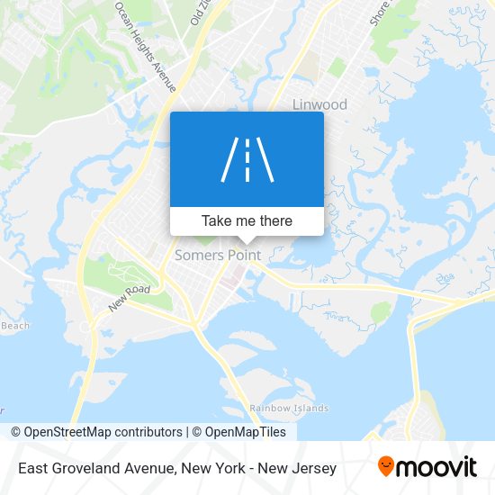 Mapa de East Groveland Avenue