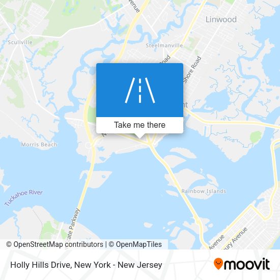 Holly Hills Drive map