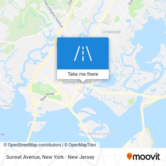 Mapa de Sunset Avenue