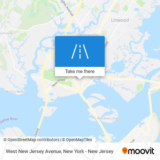 West New Jersey Avenue map