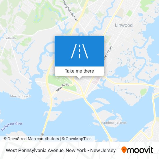 West Pennsylvania Avenue map