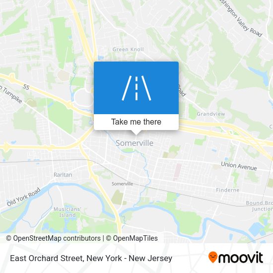 Mapa de East Orchard Street