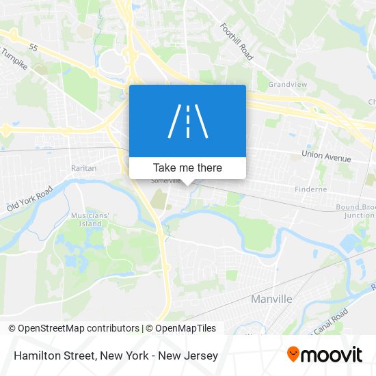 Mapa de Hamilton Street