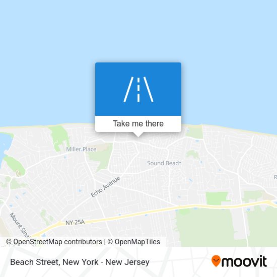 Beach Street map