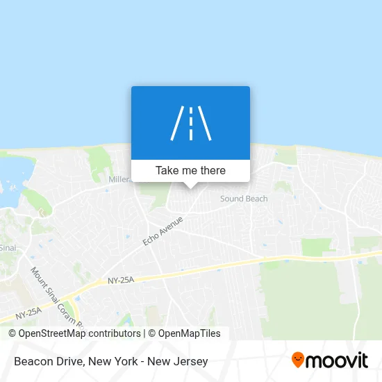 Beacon Drive map