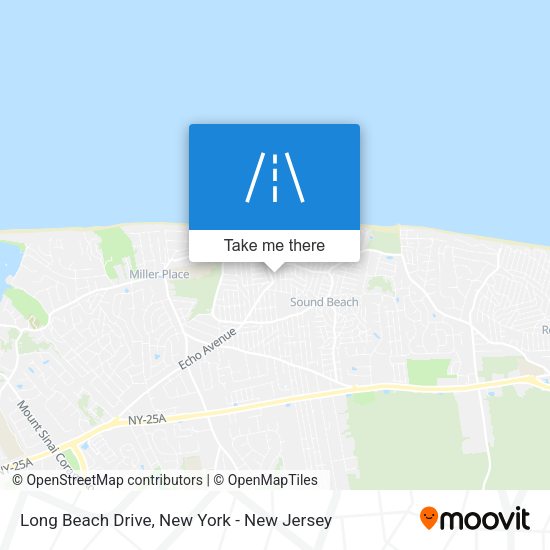 Long Beach Drive map