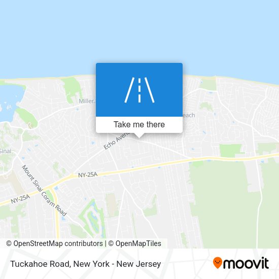 Tuckahoe Road map