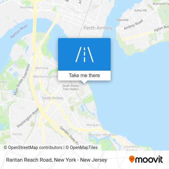 Raritan Reach Road map