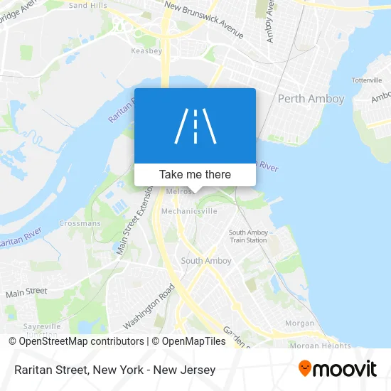Raritan Street map