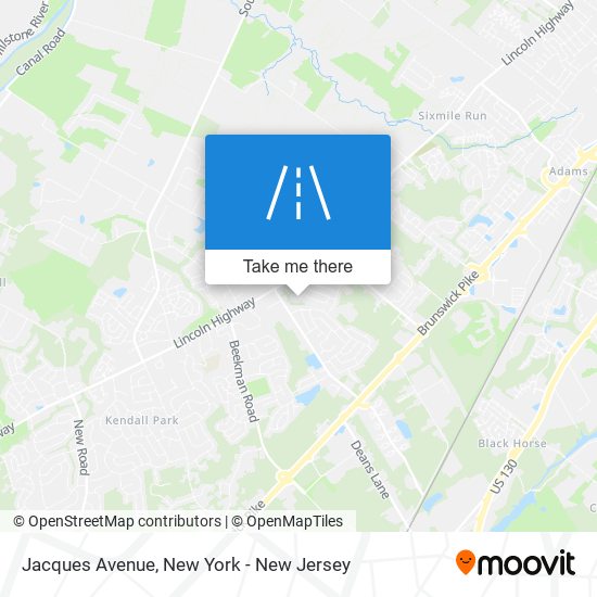 Jacques Avenue map