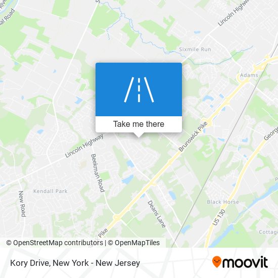 Kory Drive map