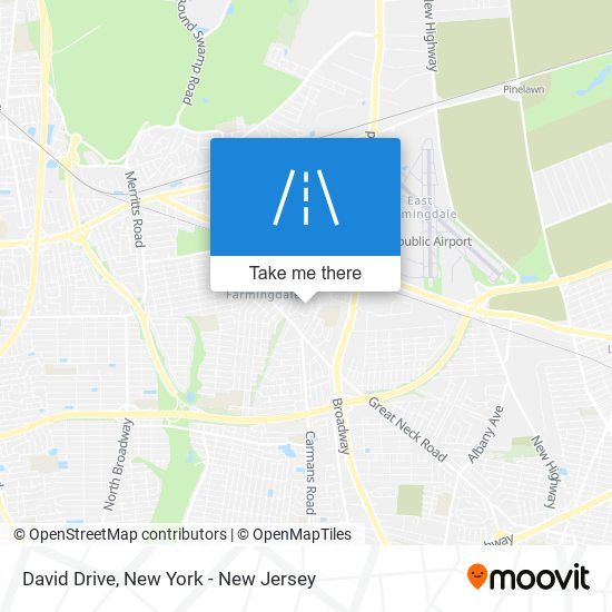 David Drive map