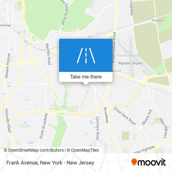 Mapa de Frank Avenue