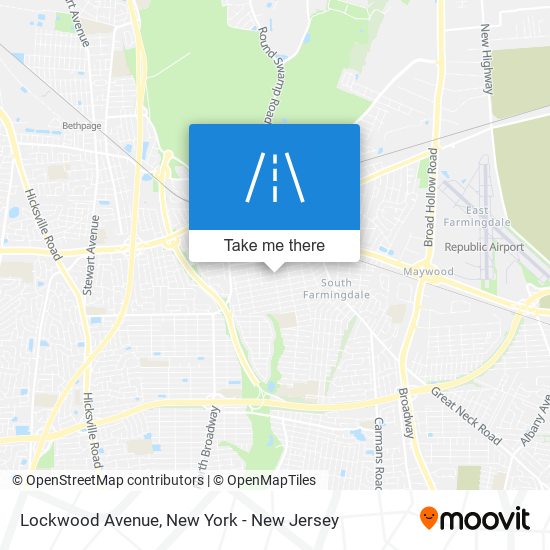 Mapa de Lockwood Avenue