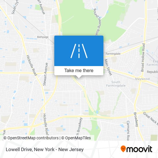 Mapa de Lowell Drive