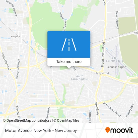 Mapa de Motor Avenue