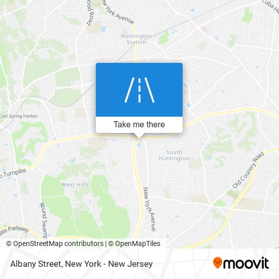 Albany Street map