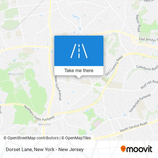 Dorset Lane map