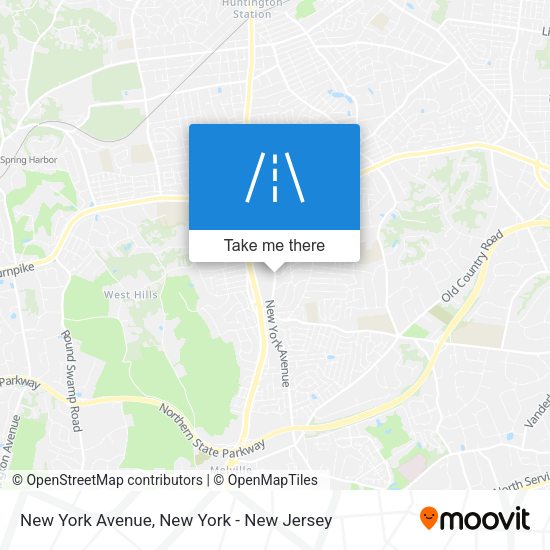 Mapa de New York Avenue