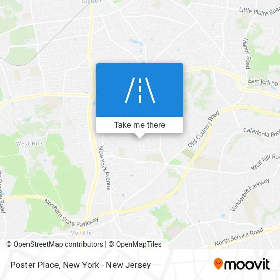 Poster Place map