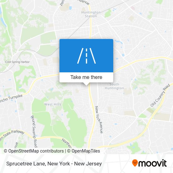 Mapa de Sprucetree Lane
