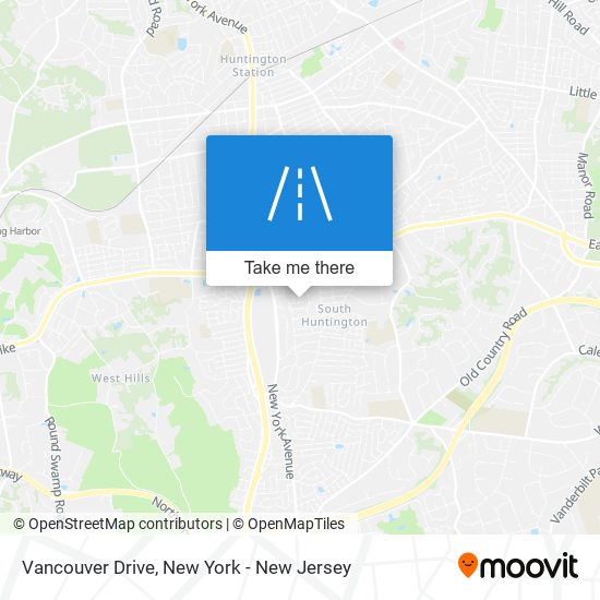 Mapa de Vancouver Drive