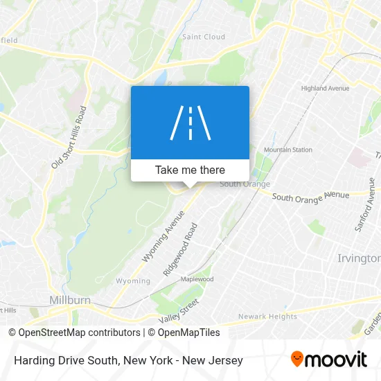 Harding Drive South map