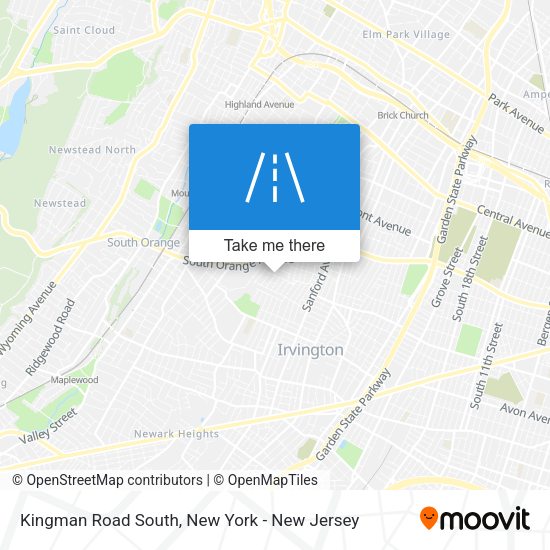 Mapa de Kingman Road South