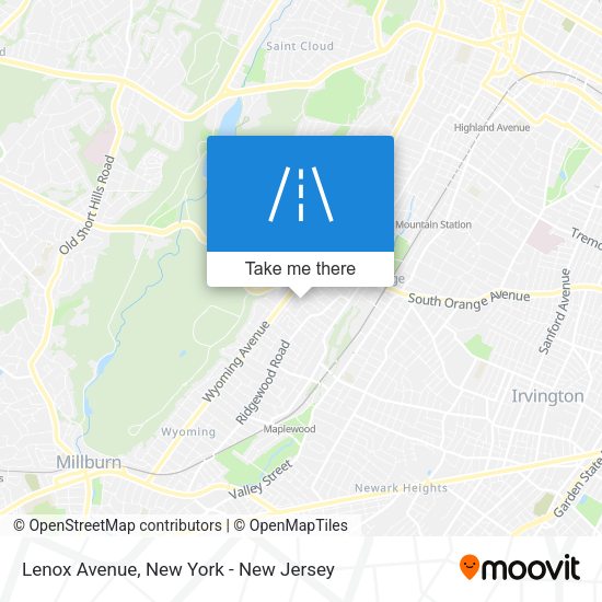 Lenox Avenue map