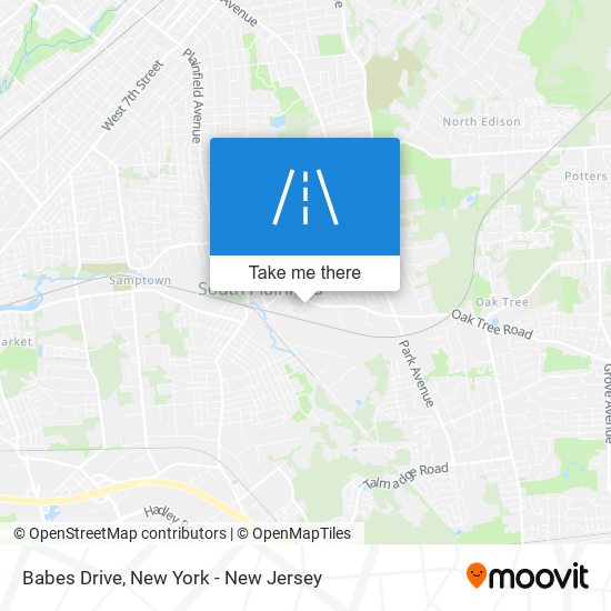 Babes Drive map